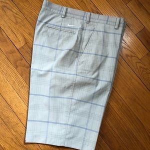 Plaid Nike golf shorts